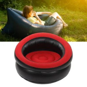 Inflatable Sofa Chair Widely Applicable Fast Inflation Inflatable Couch Ergonomic Design for Bedroom